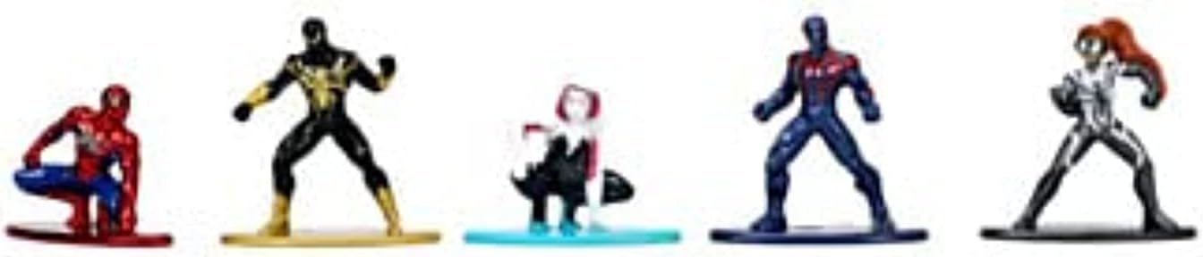 Set Spider-Man Jada 18 pièces en métal 4 cm – Image 4