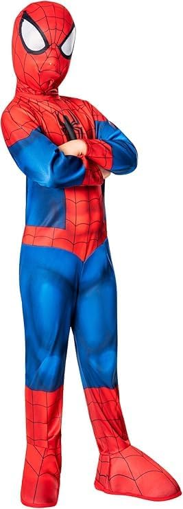Déguisement classique Marvel Spider-Man enfant avec masque, 5-6 ans – Image 3