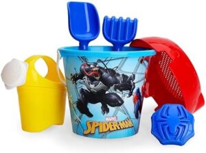 Spider-Man Toyland® ensemble plage 6 pièces avec seau et arrosoir