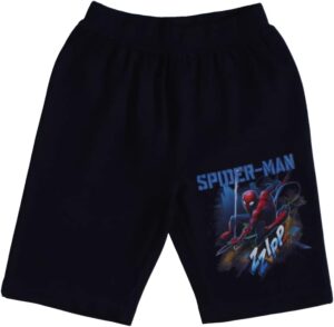 Bermuda short Spider-Man bleu en coton pour enfant taille 110