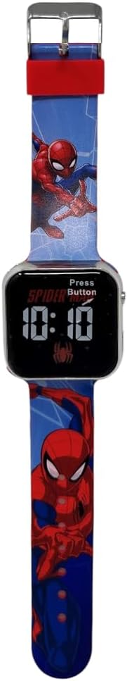 Montre numérique Spiderman à écran LED avec bracelet en silicone – Image 2