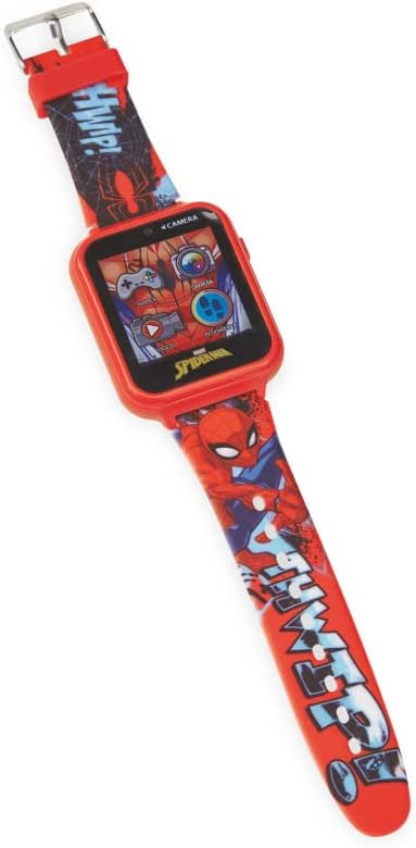 Montre interactive Spider-Man rechargeable USB avec 6 jeux et caméra – Image 2