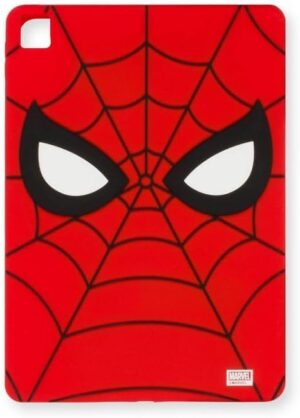 Étui en silicone Marvel Spider-Man pour iPad 10,2 compatible 7e, 8e et 9e génération