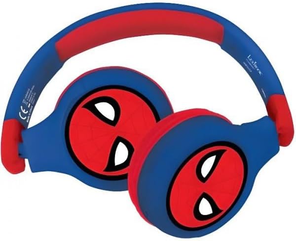 Casque audio Marvel Spider-Man 2-en-1 Bluetooth 5.0 pliable HPBT010SP – Image 4
