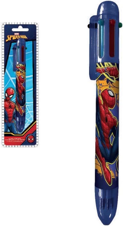 Set d'écriture Spider-Man KL88531, stylo à bille 6 couleurs – Image 2