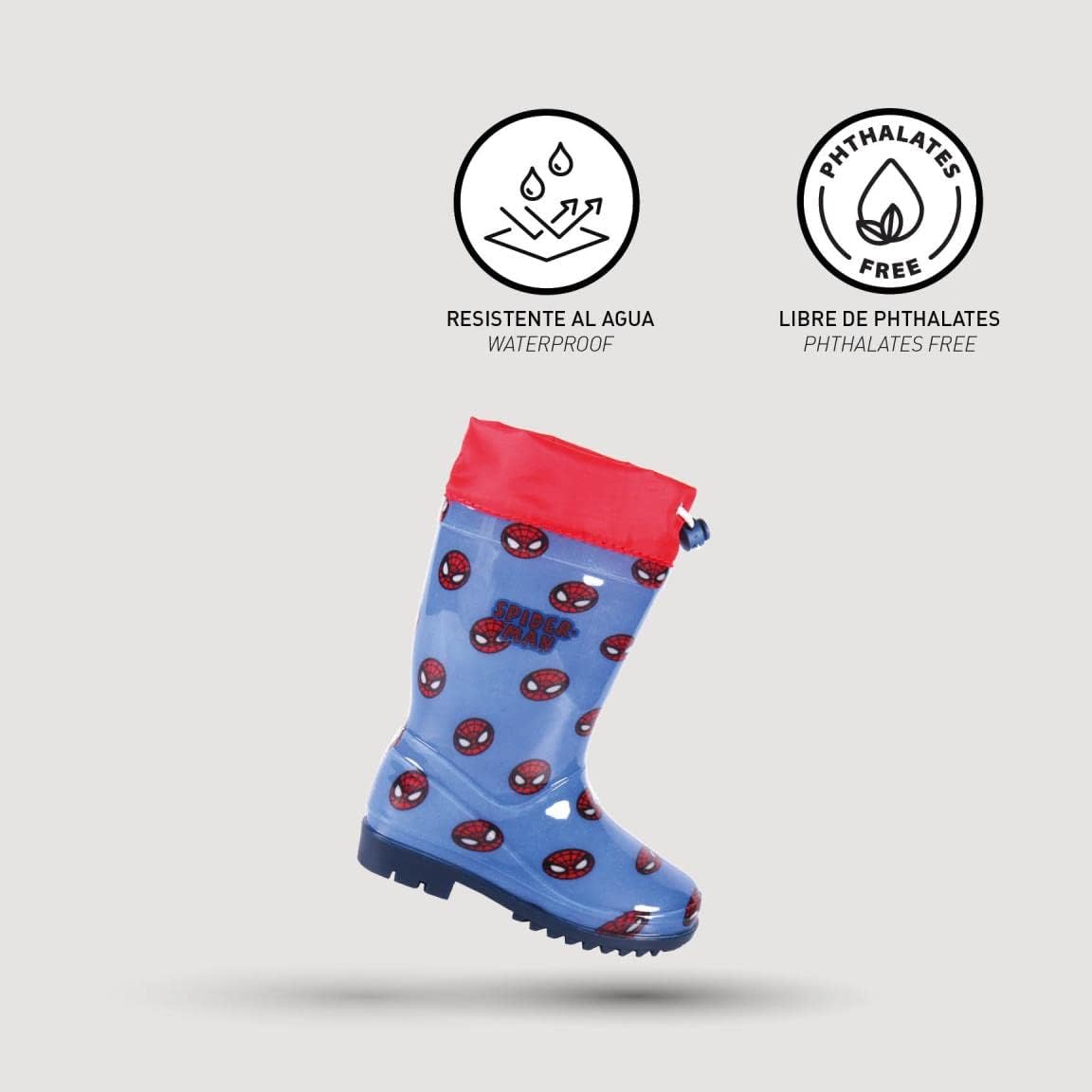 Bottes de pluie Marvel Spider-Man 31 avec bouchon réglable – Image 4