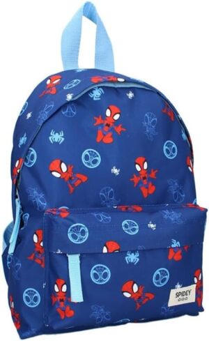 Sac à dos Spidey Spider-Man bleu 31 cm pour école et garderie