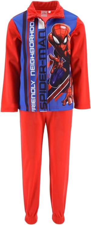 Ensemble de sport Marvel Spider-Man rouge, sweat et pantalon 2 pièces 8 ans