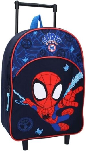 Sac à dos trolley Spidey Spiderman Marvel bleu 33 cm enfant