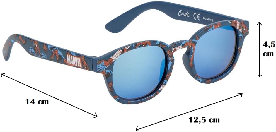 Lunettes de soleil Marvel Spiderman à verres ronds miroir UV400 – Image 3