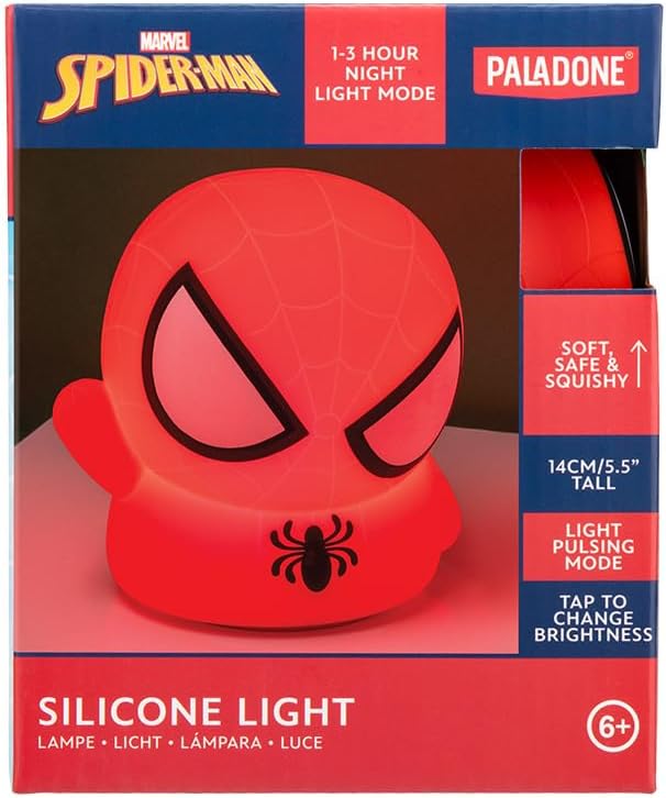 Lampe LED Squishy Spider-Man en silicone – Image 7