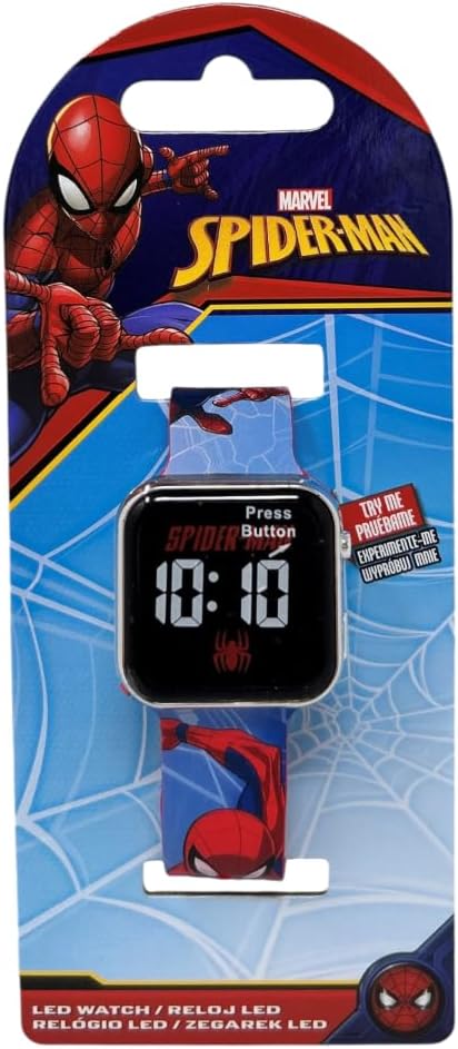 Montre numérique Spiderman à écran LED avec bracelet en silicone – Image 5