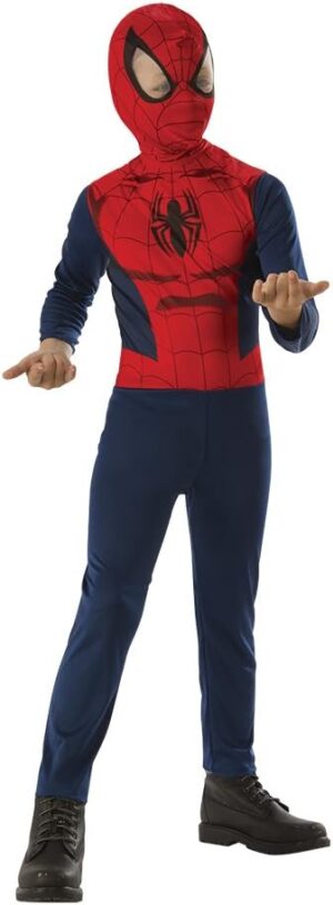 Déguisement Spider-Man enfant Rubies 620877 avec masque et imprimé taille L