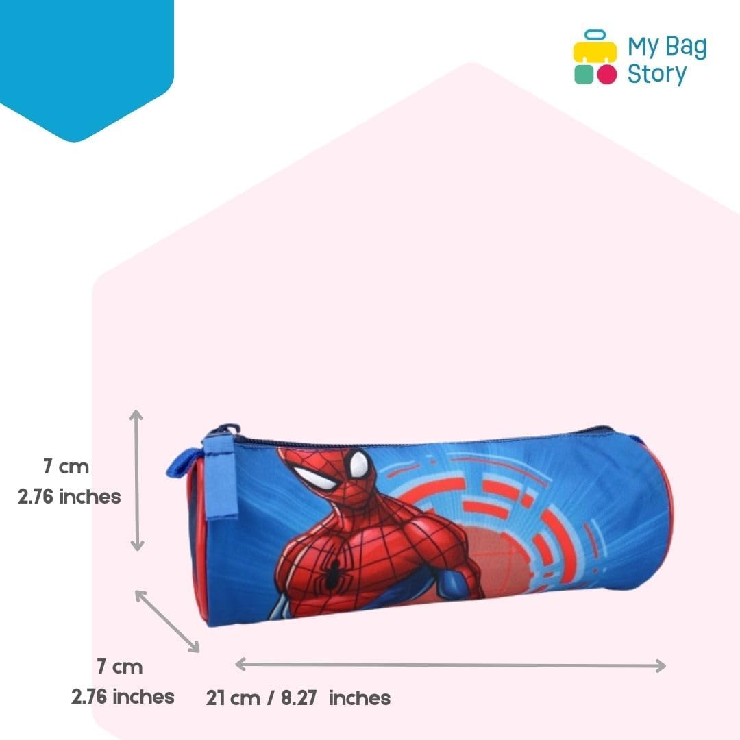 Trousse Spider-Man bleue 21 cm pour l'école – Image 2