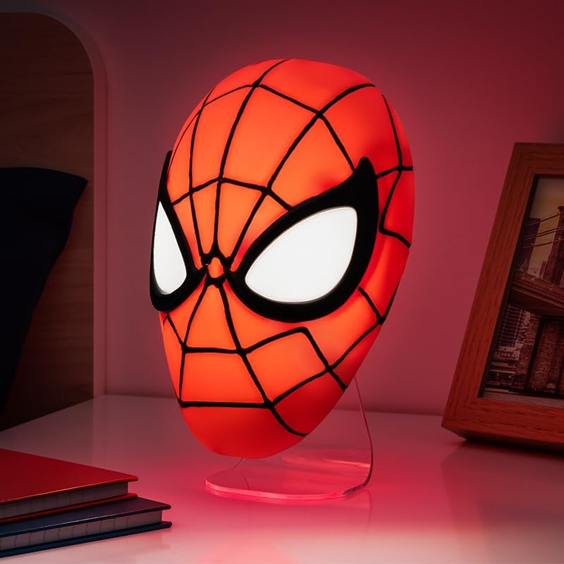 Lampe masque SPIDER-MAN Paladone avec 2 options d’alimentation – Image 4
