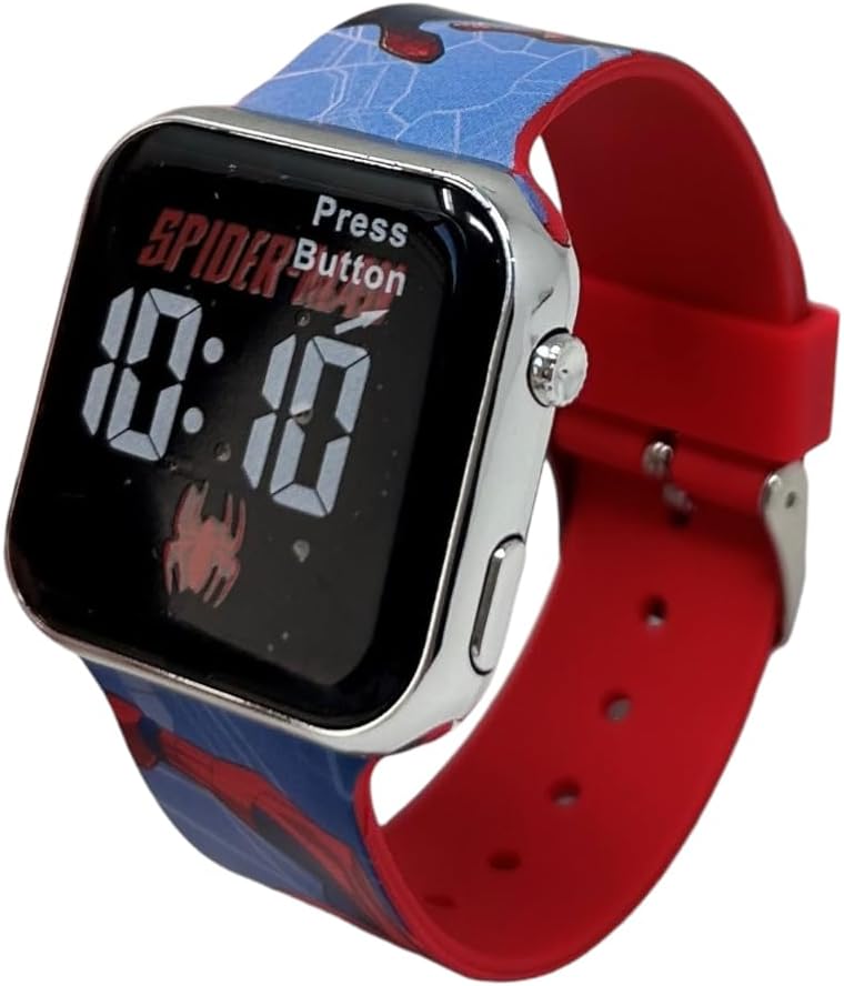 Montre numérique Spiderman à écran LED avec bracelet en silicone – Image 3