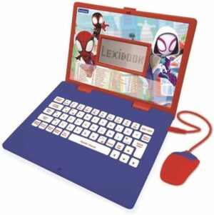 Ordinateur éducatif bilingue Spider-Man Lexibook avec 124 activités