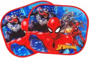 Rideaux pare-soleil latéraux Spider-Man pour voiture enfant