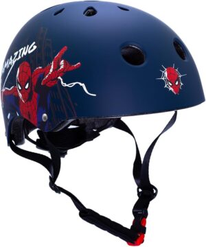 Casque de vélo Marvel Spider-Man Amazing bleu mat, Skater, 52-56 cm