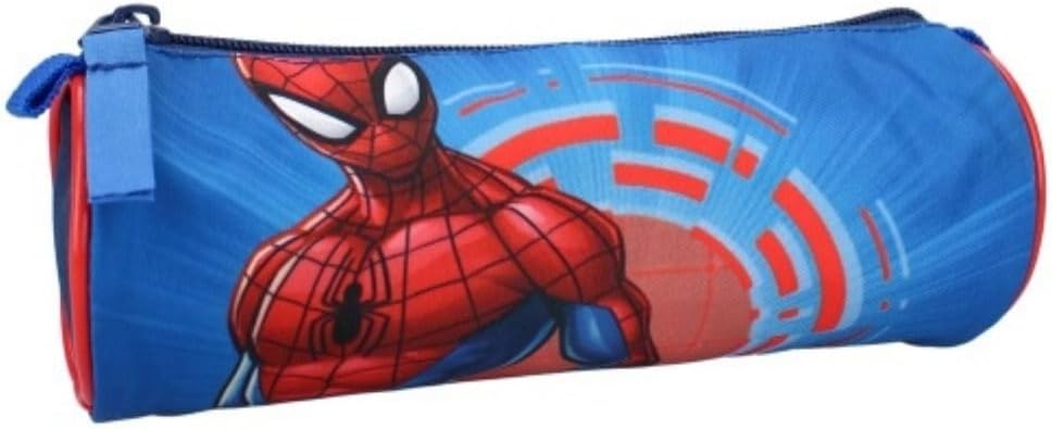 Trousse Spider-Man bleue 21 cm pour l'école