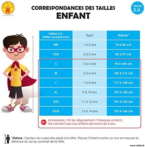 Déguisement enfant Spider-Man Marvel rouge et bleu avec combinaison et cagoule – Image 3