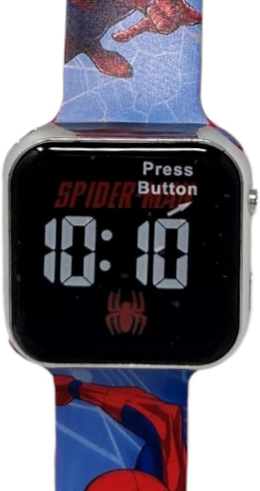 Montre numérique Spiderman à écran LED avec bracelet en silicone – Image 4