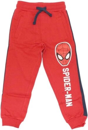Bas de jogging Spider-Man rouge pour garçon de 8 ans