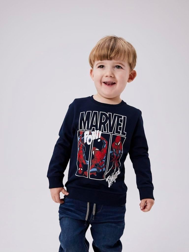 Sweat garçon Spider-Man NAME IT à col rond imprimé – Image 2