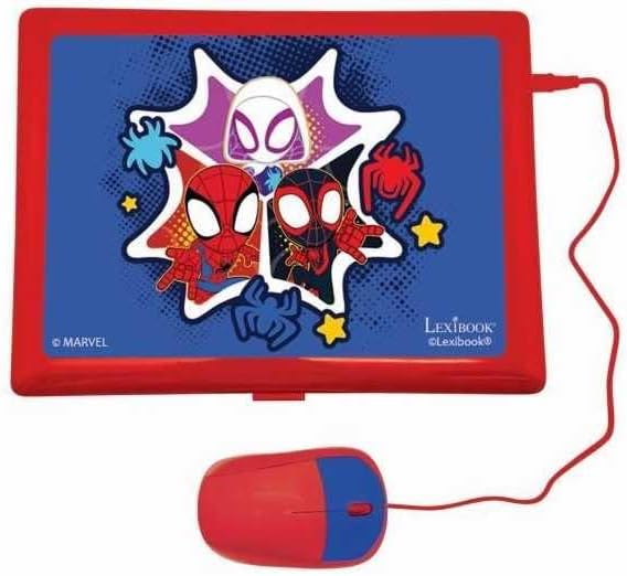 Ordinateur éducatif bilingue Spider-Man Lexibook avec 124 activités – Image 2