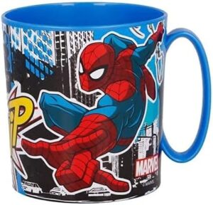 Tasse enfant Spider-Man en plastique 350 ml avec poignée