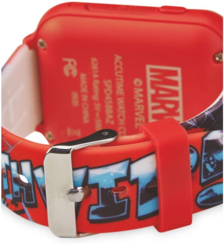 Montre interactive Spider-Man rechargeable USB avec 6 jeux et caméra – Image 4