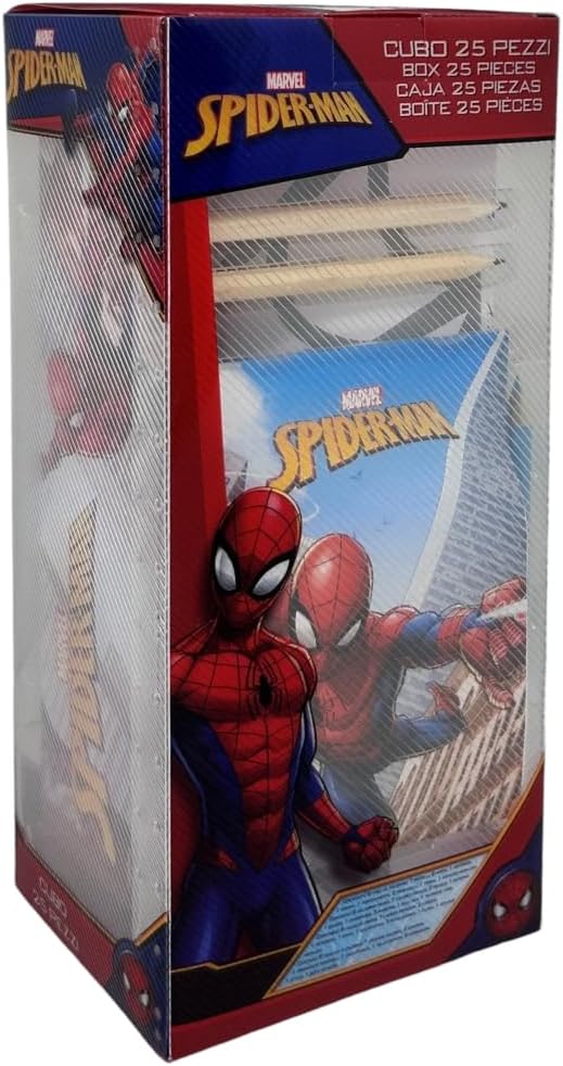 Cube de papeterie Marvel Spiderman 25 pièces – Image 5