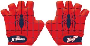 Gants de vélo Disney Spider-Man multicolores, taille S