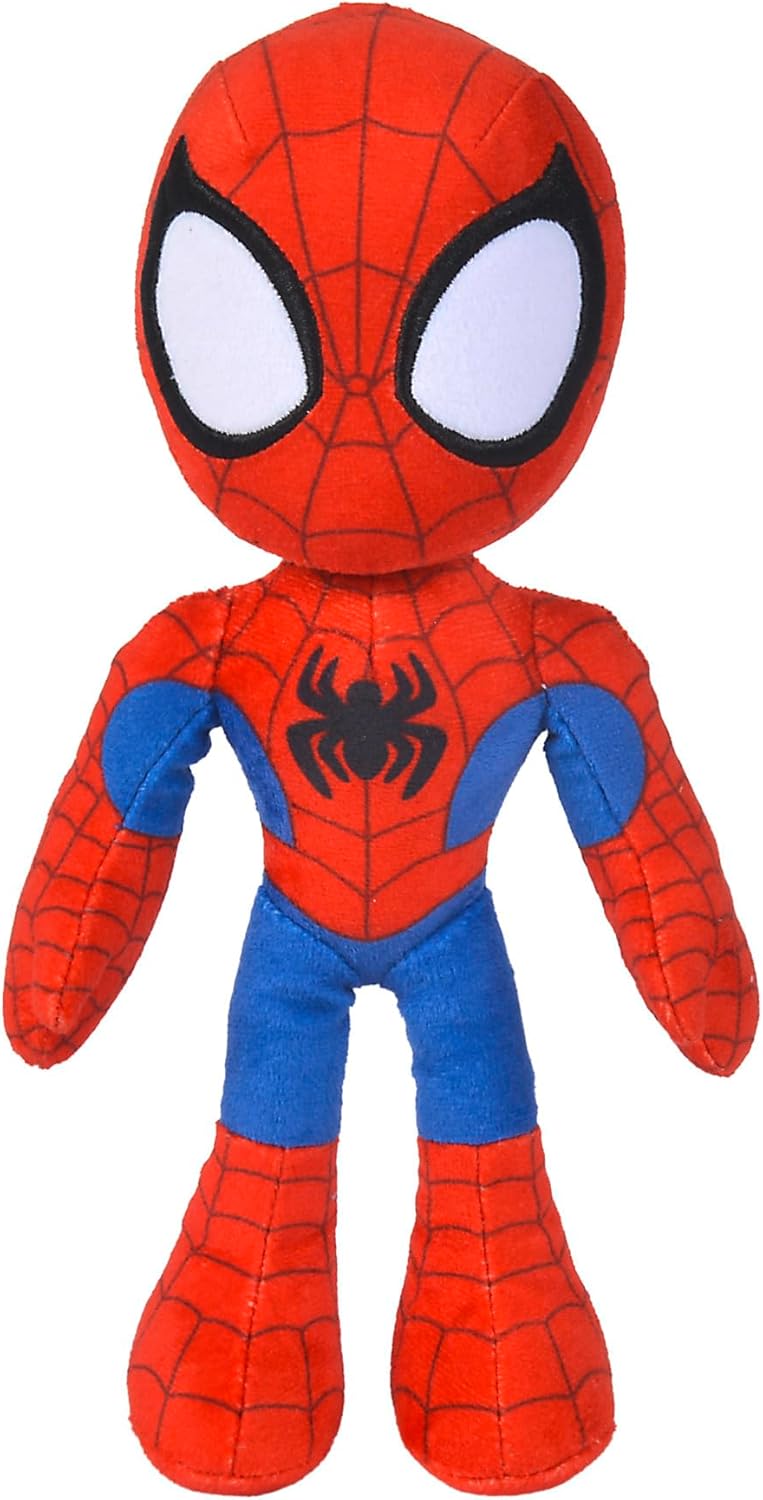 Peluche Disney Spiderman 25 cm aux yeux qui brillent dans le noir, Spidey et Ses Amis surprenants