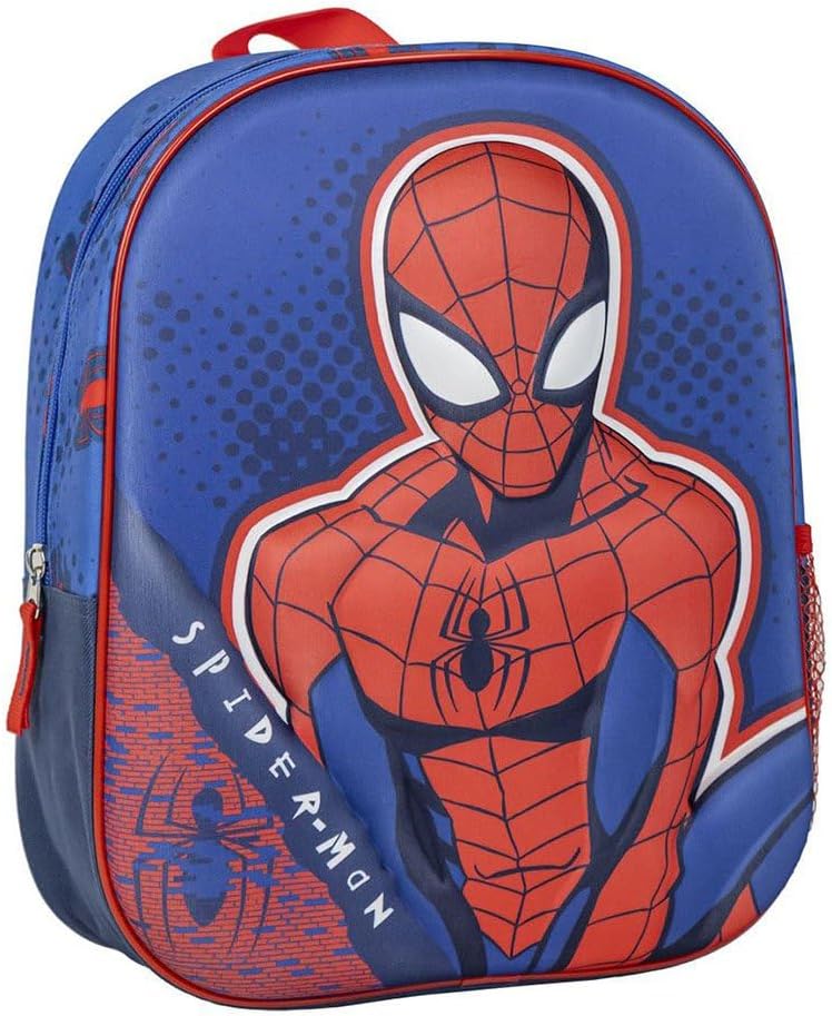 Sac à dos enfant Spider-Man bleu en polyester et EVA – Image 4