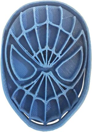 Emporte-pièce Spiderman bleu Cuticuter pour biscuits 8 x 7 x 1,5 cm