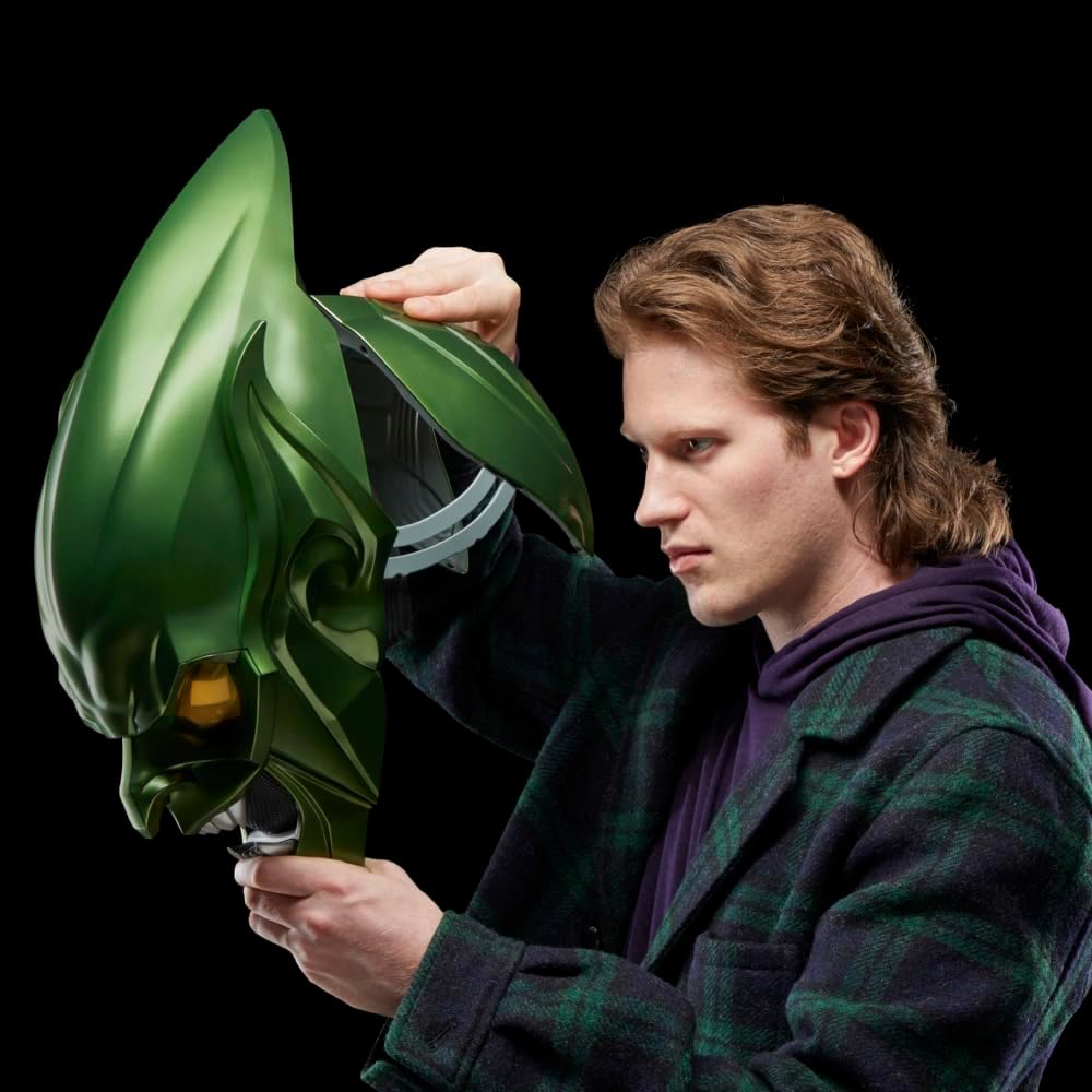 Casque de cosplay Green Goblin Marvel Legends Series pour adulte, Spider-Man: No Way Home – Image 2