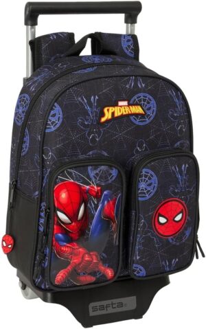 Sac à dos enfant Spider-Man Attack avec chariot 705, 27 x 10 x 33 cm