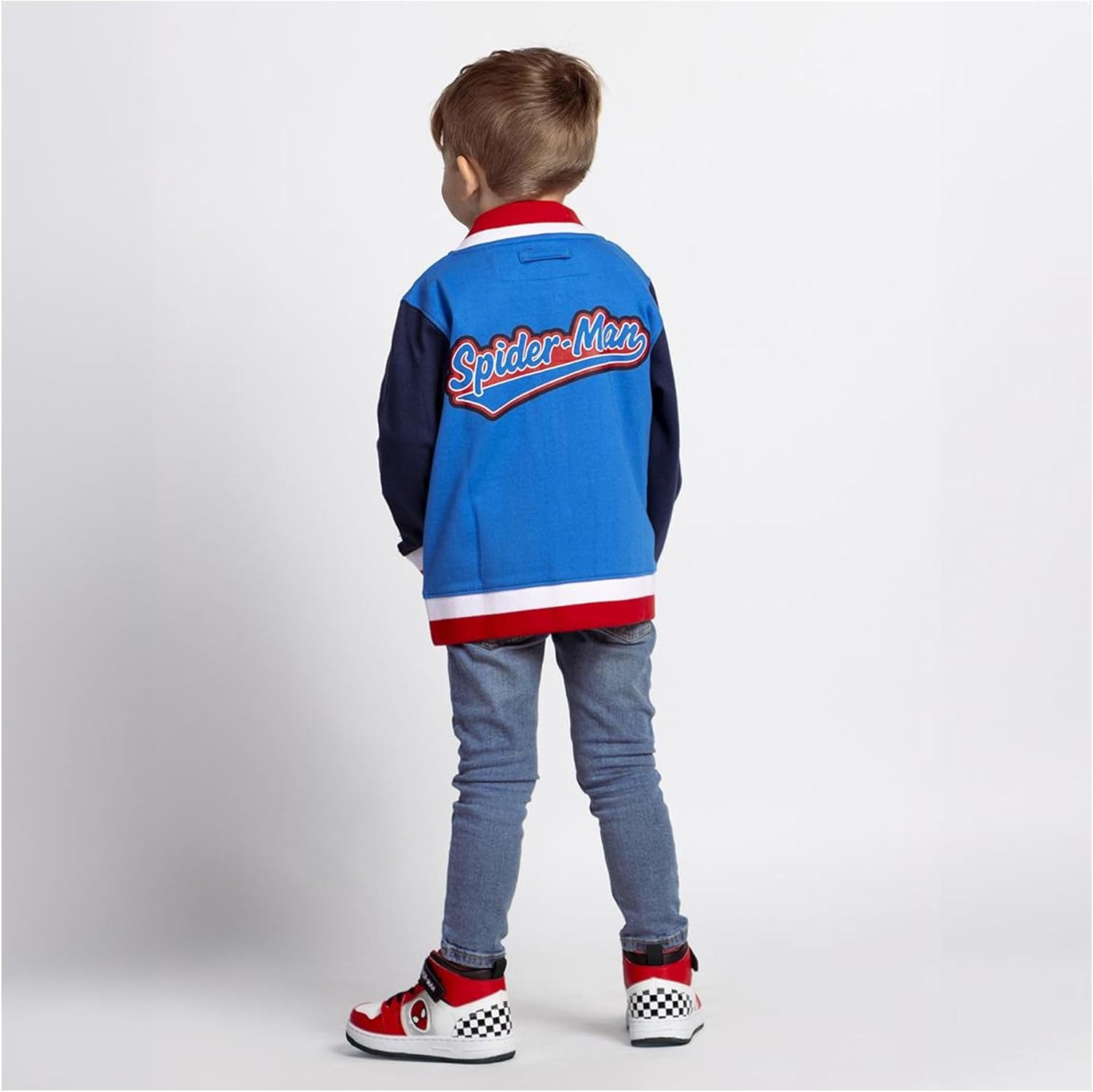 Veste baseball Spider-Man Marvel en coton brossé enfant – Image 5