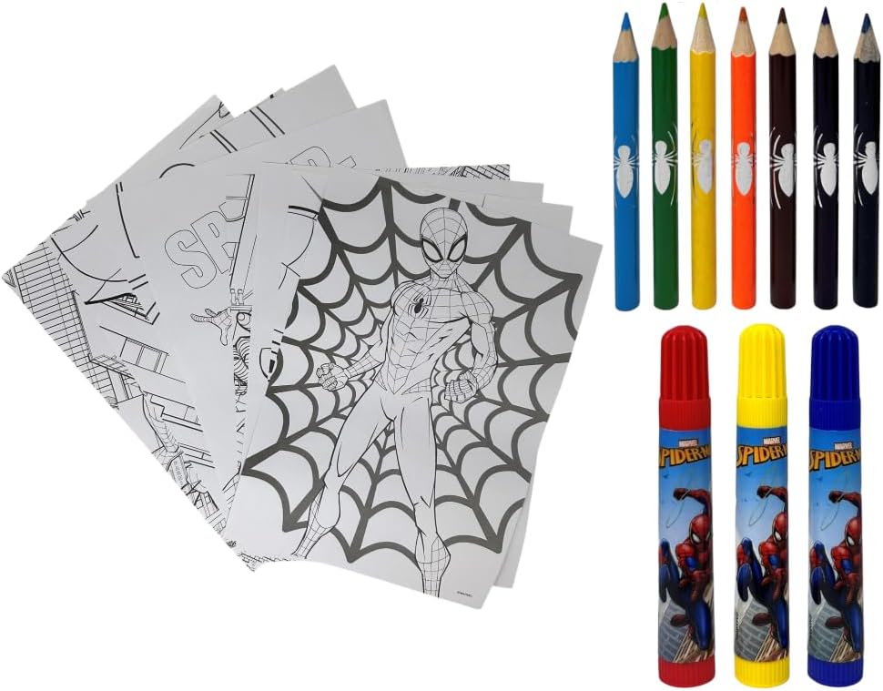 Cube de papeterie Marvel Spiderman 25 pièces – Image 3