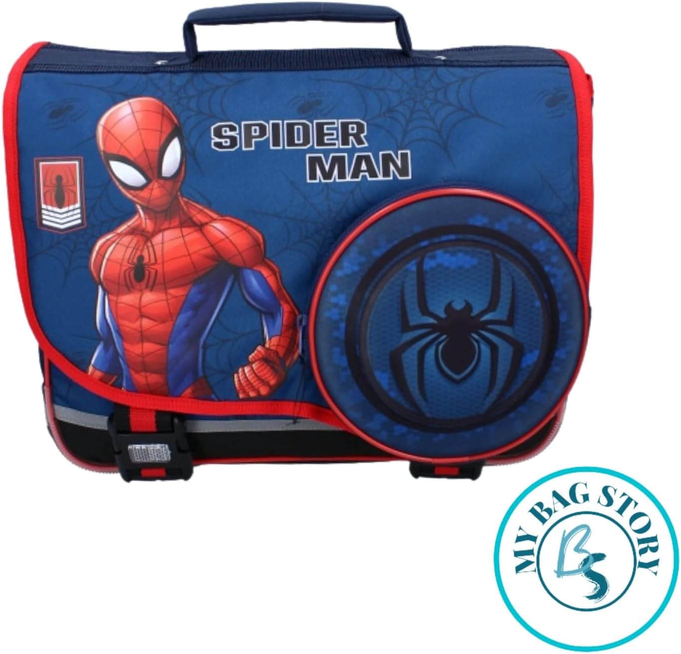 Cartable enfant Spider-Man 38 cm à bretelles réglables – Image 3