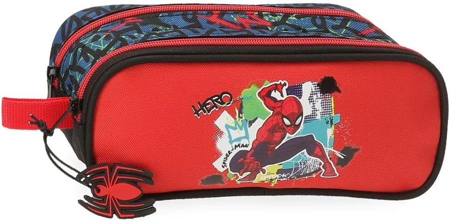 Trousse Marvel Spiderman Urban en polyester à deux compartiments