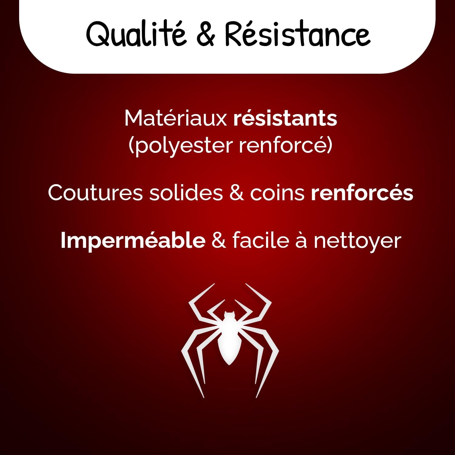 Cartable primaire Spider-Man 38 cm grand rangement bleu ciel et rouge – Image 6
