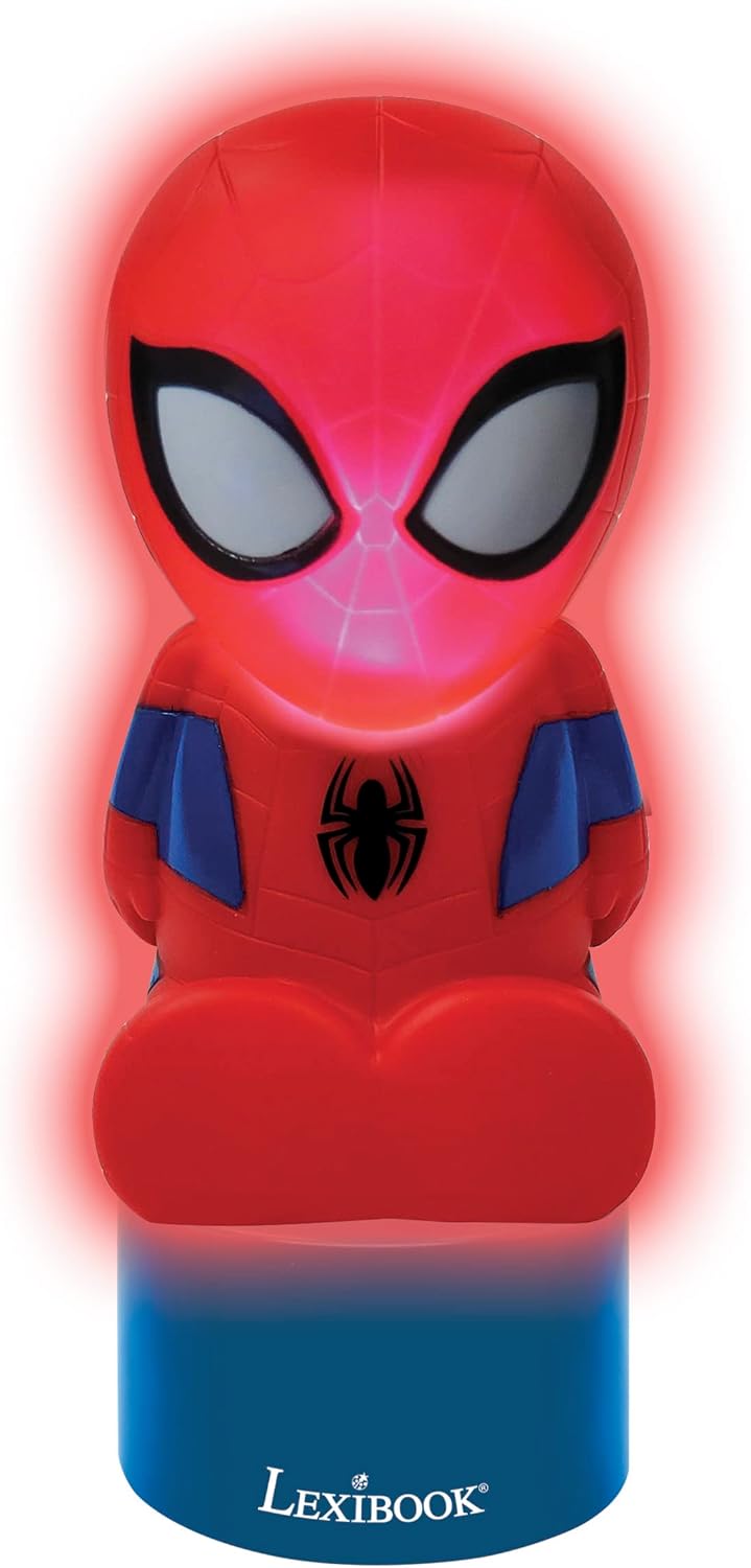 Veilleuse haut-parleur Spider-Man Lexibook à changement de couleurs NS01SP – Image 4