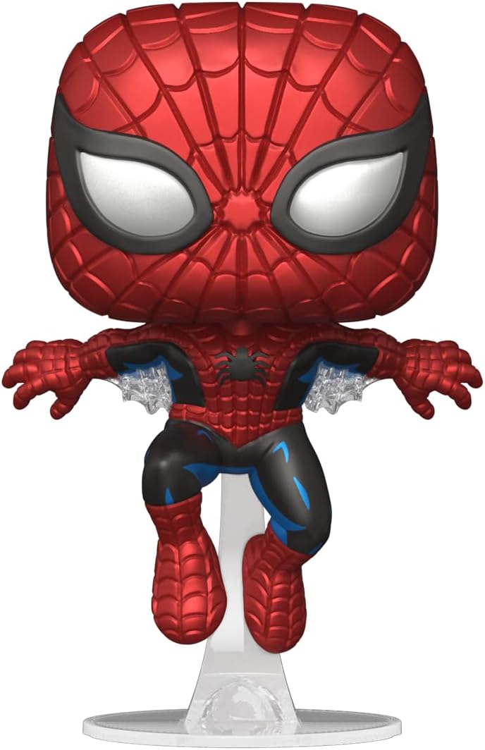 Spider-Man Funko Pop! & Tee Comic Cover métallique avec t-shirt Medium et figurine en vinyle – Image 2