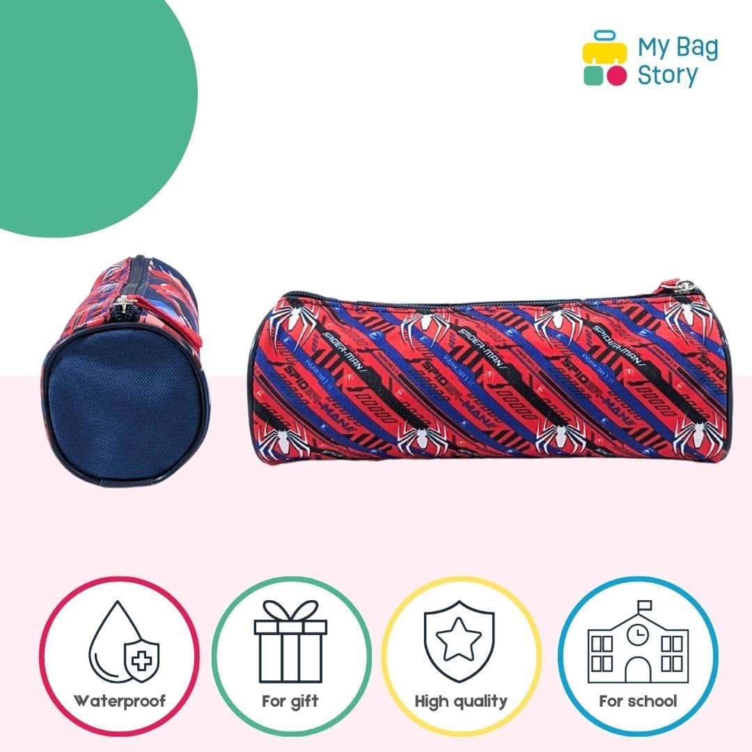 Trousse garçon Spiderman bleue 22 cm pour l'école – Image 3