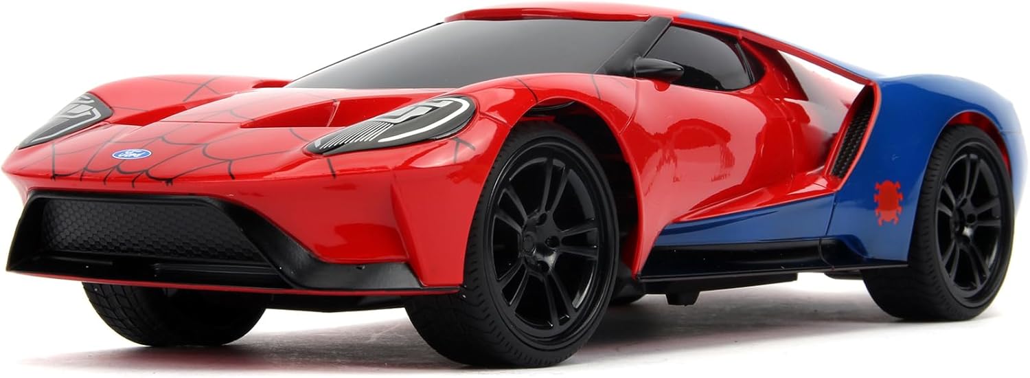 Ford GT radio commandée Spiderman Marvel turbo 1/16 Jada