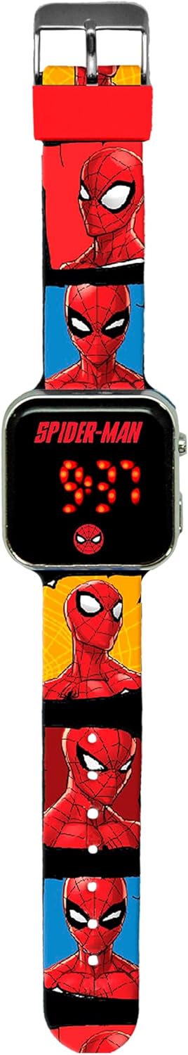 Kids Licensing Montre LED Spiderman multicolore pour fille
