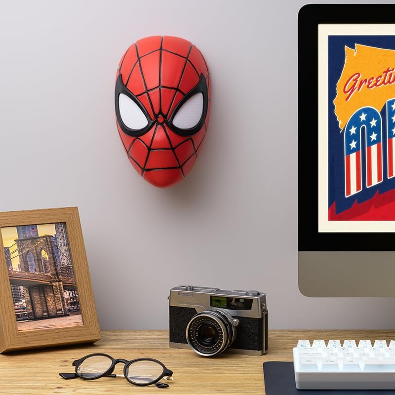 Lampe masque SPIDER-MAN Paladone avec 2 options d’alimentation – Image 5