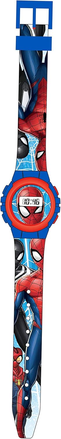 Set enfant Spider-Man avec montre numérique, journal secret et stylo 6 couleurs